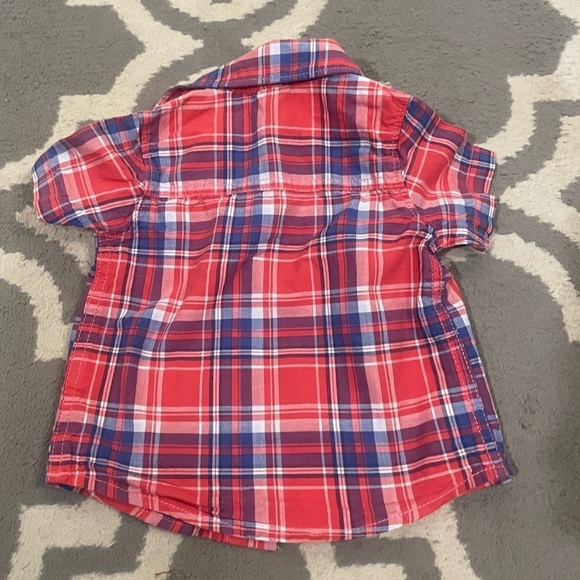 Lot of Infant Boys Plaid Button Up Shirts Size 6 months - Picture 4 of 9